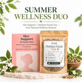 Summer Wellness Duo – Her Support + Hairless Facial Tea