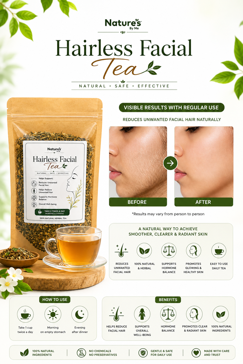 HAIRLESS FACIAL TEA