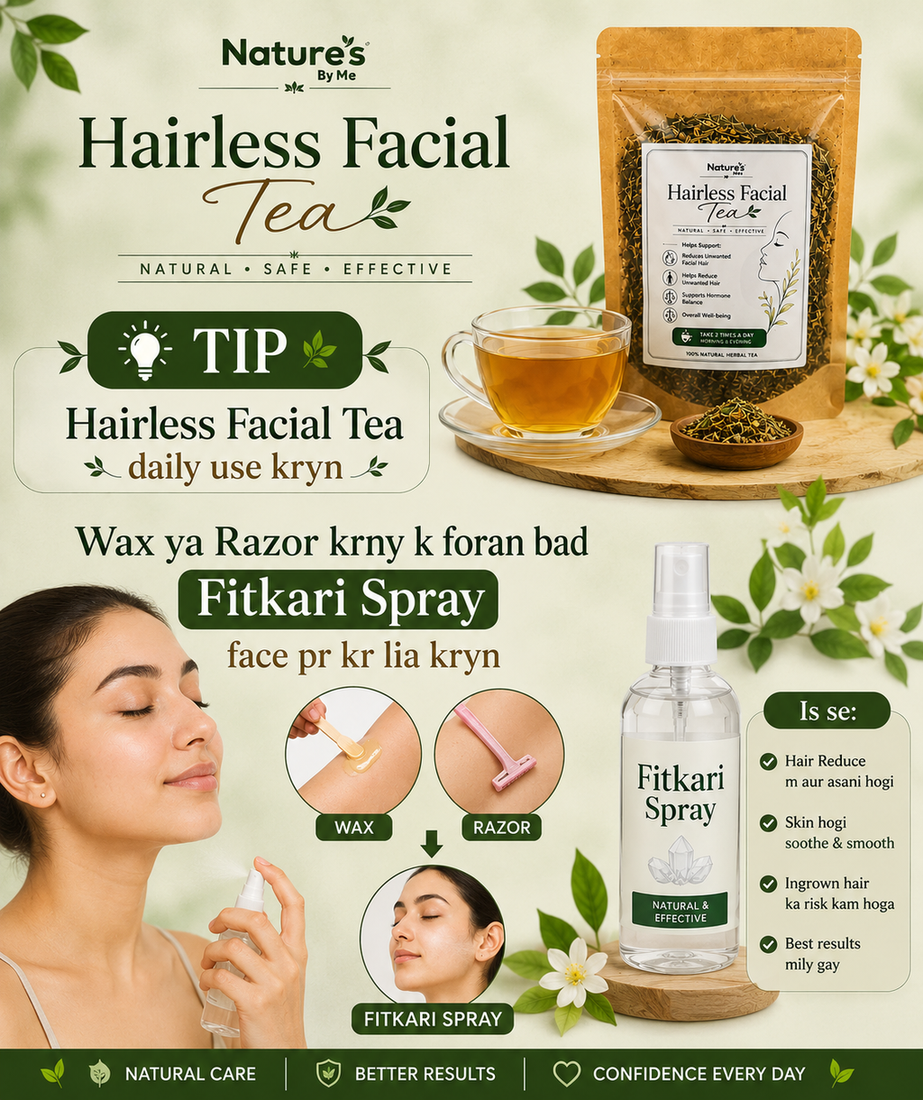 HAIRLESS FACIAL TEA